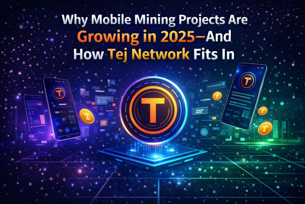 Why Mobile Mining Projects Are Growing in 2025 — And How Tej Network Fits In